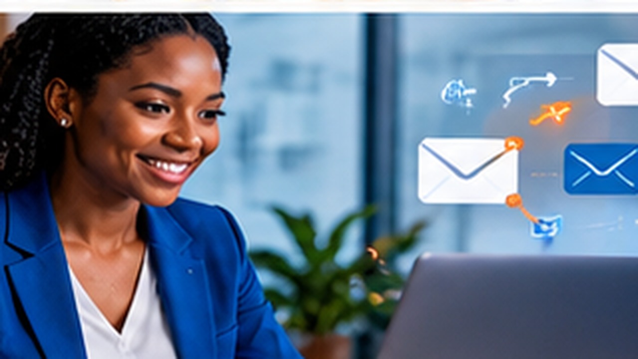 Small business team planning an AI-assisted email automation workflow